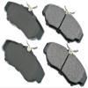 Akebono-EUR676 Ultra Premium Front Brake Pads, GREY view 1