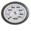 Sierra International 61546P Driftwood O/B & 4-Stroke Gas Engines 0-7000 Rpm Dial Range Electric Tachometer, 3" view 1