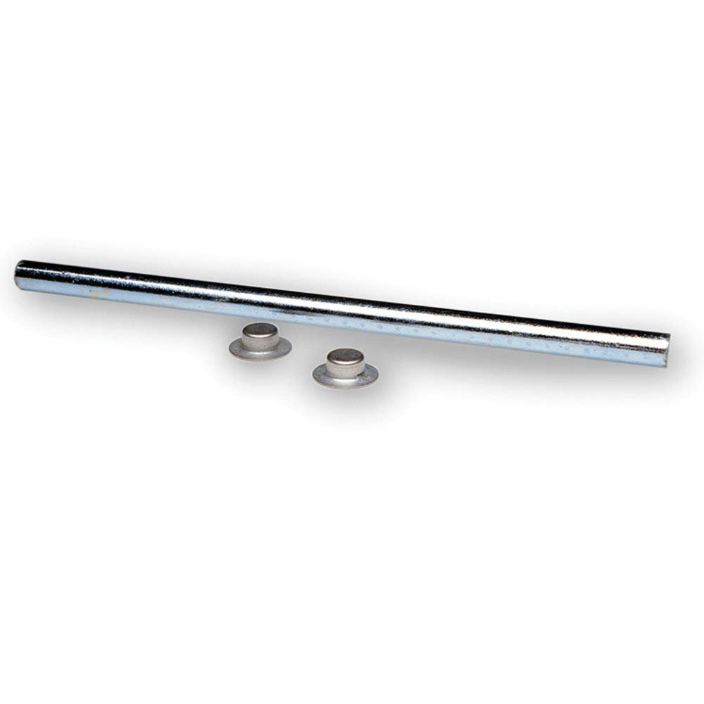 Tie Down 86027-5/8" x 5-1/4" Tie Down Zinc Roller Shaft Kit Includes Cap Nuts Replacement for Boat Trailer Roller
