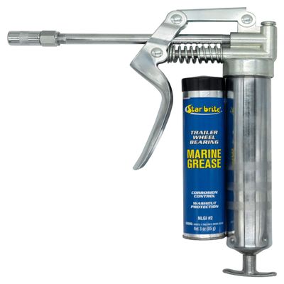 STAR BRITE Pistol Grease Gun with 3 OZ. Cartridge (028703)