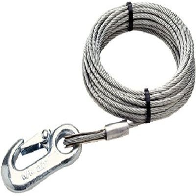 SEACHOICE Winch Cable (Size: 5/32 (.40cm) Tensilestrength (Lbs).: 2,800 (1270kgs) Hookstrength (Lbs).: 4,500 (2041kgs)) Products