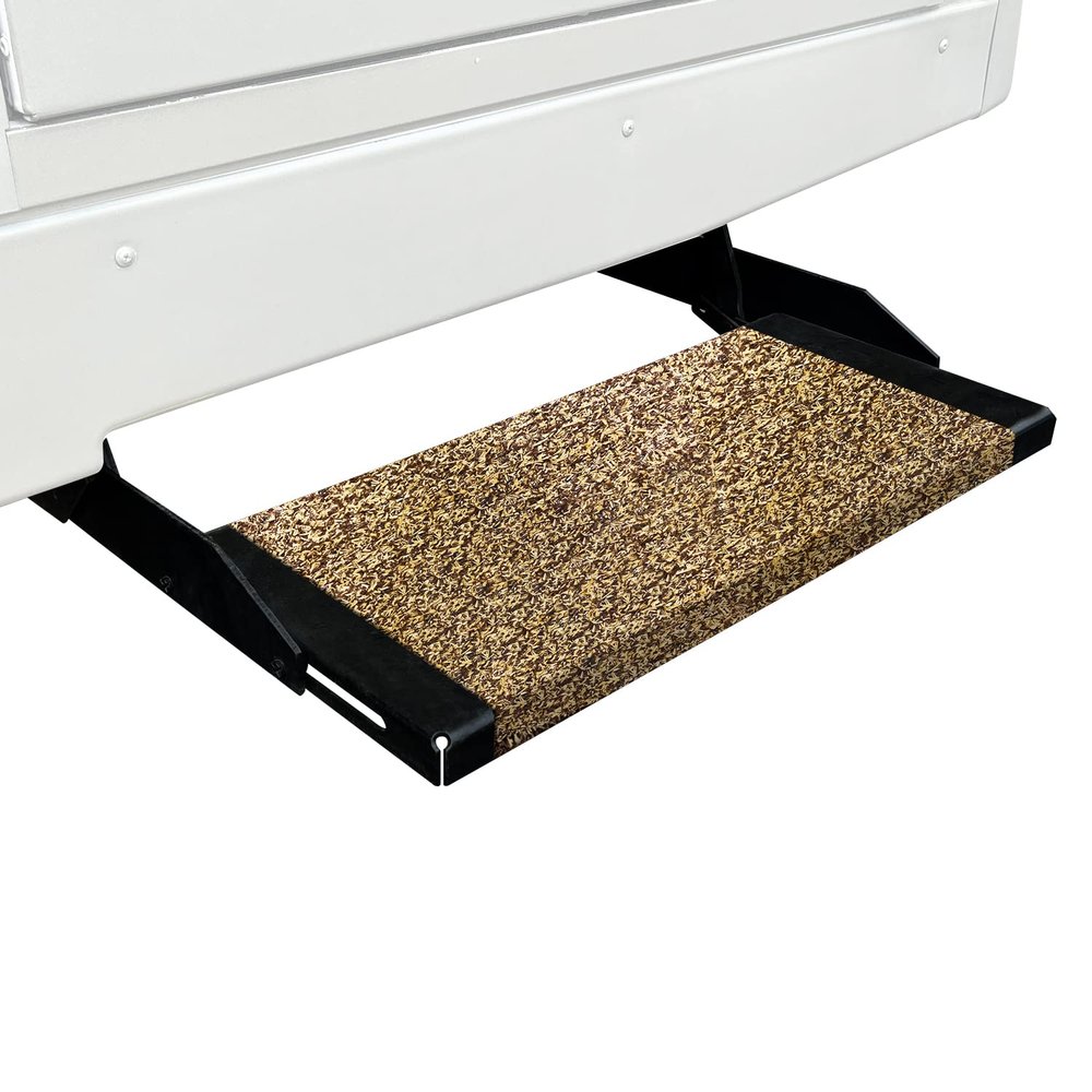 Prest-O-Fit 2-0041 Wraparound Step Rugs, 18" - Brown