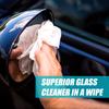 Invisible Glass 90166 Large Glass Cleaning Wipes for Streak-Free Windows, Mirrors, and Glass, Lint-Free, Ammonia-Free, Tint-Safe, for Home and Auto, Canister, 28 Wipes, Pack of 1 view 2