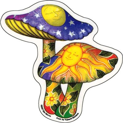 Dan Morris - Mushrooms -Sticker / Decal
