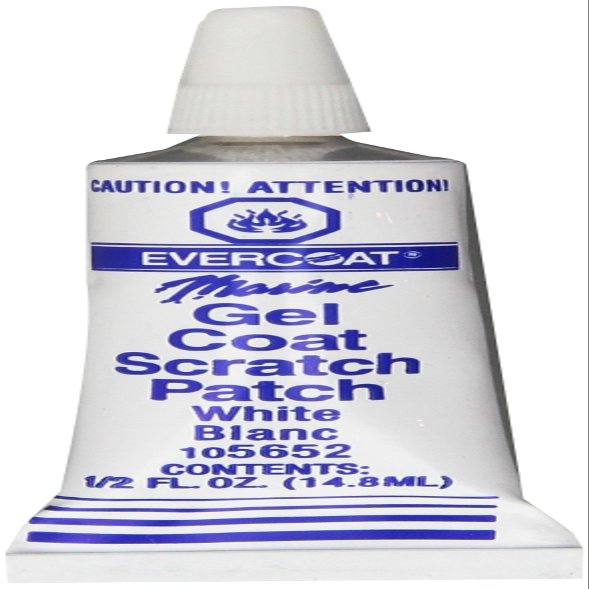 Fibre Glass-Evercoat Co Gel Coat Scratch Patch, White
