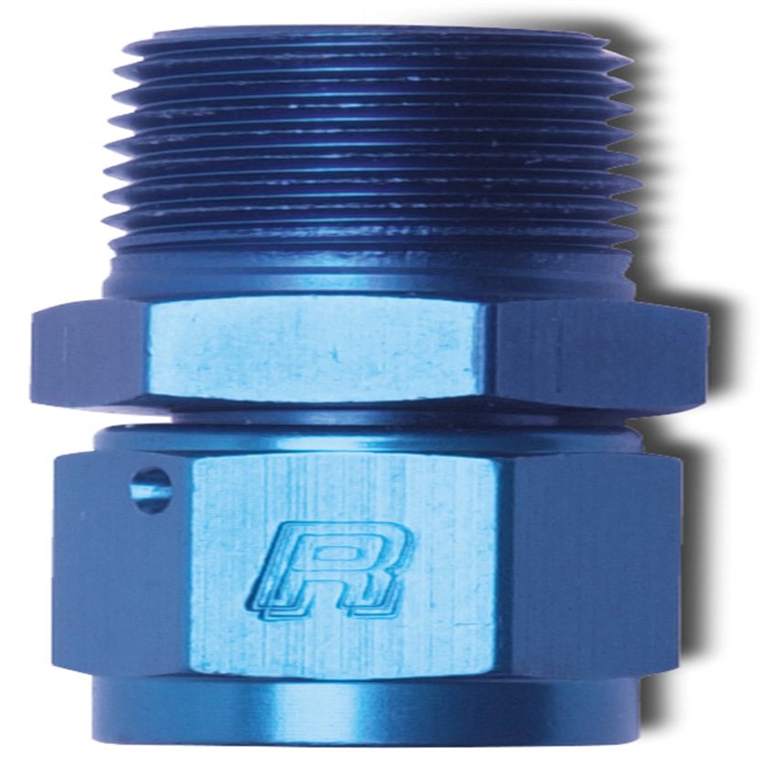 Russell 614218 Blue Straight AN Adapter Fitting