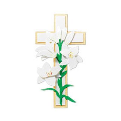 Jolee's By You Dimensional Sticker, Lily/Cross