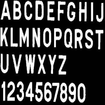 Bernard 3" Letter-White 10 Pack (Choose Letter) (Option: P)