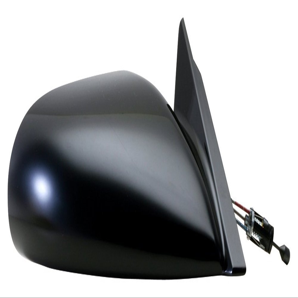 Fit System Passenger Side Mirror for Chrysler Sebring Coupe, Dodge Avenger Coupe, Black, Non-Foldaway, Manual Remote