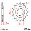 JT Sprockets JTF434.13 13T Steel Front Sprocket view 2