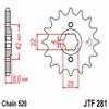 JT Sprockets JTF281.14 14T Steel Front Sprocket , black view 2