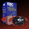 EBC Brakes Redstuff 3000 Series Sport Brake Pad Set DP3528C to Fit HYUNDAI,NISSAN (AUSTRALIA AND NEW ZEALAND),NISSAN view 3