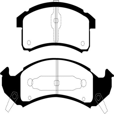 EBC Brakes UD505 Ultimax OEM Replacement Brake Pad