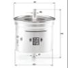 Mann Filter Mann-Filter WK 830/7 Fuel Filter view 3