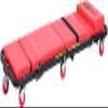 KS TOOLS Workshop Creeper and Folding seat, 1200x460mm view 1
