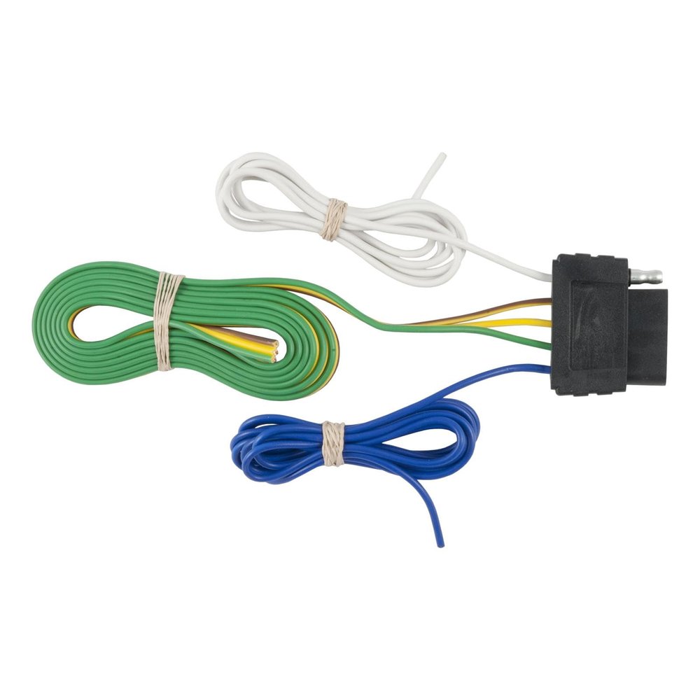 CURT 58530 Vehicle-Side 5-Pin Flat Trailer Wiring Harness with 60-Inch Wires