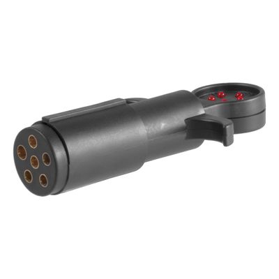 CURT 58650 6-Pin Round Trailer Wiring Towing Vehicle Socket Tester