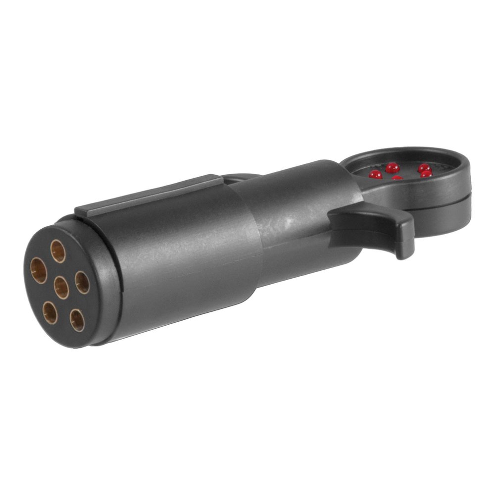 CURT 58650 6-Pin Round Trailer Wiring Towing Vehicle Socket Tester