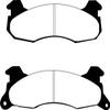 EBC Brakes Yellowstuff 4000 Series Street DP41161R to Fit FORD view 1