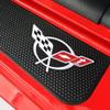 1997-2004 Corvette Door Sill Decal Silver view 1