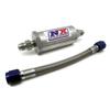Nitrous Express 15607 D-4 Pure-Flo N2O Filter and 7" Stainless Hose view 1