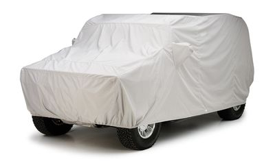 Covercraft Custom Fit Car Cover for Jeep Wrangler - WeatherShield HD Series Fabric, Gray