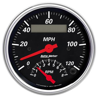 AUTO METER 1481 Designer Black Tach/Speedo Combo,3.375 in.
