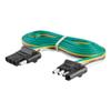 CURT 58051 Vehicle-Side and Trailer-Side 4-Pin Flat Wiring Harness with 72-Inch Wires view 1