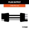 CURT 58051 Vehicle-Side and Trailer-Side 4-Pin Flat Wiring Harness with 72-Inch Wires view 4