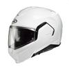 HJC i100 Solid Modular Motorcycle Helmet with HJ-36 Pinlock Shield, DOT Approved (White, Medium) view 1
