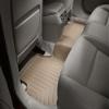 WeatherTech Custom Fit FloorLiners for Acura TL - 2nd Row (451502), Tan view 2