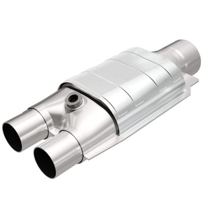MagnaFlow Catalytic Converter 99047HM: 3"/2" Inlet/Outlet, HM Grade, Universal Fit (Federal/EPA Compliant)