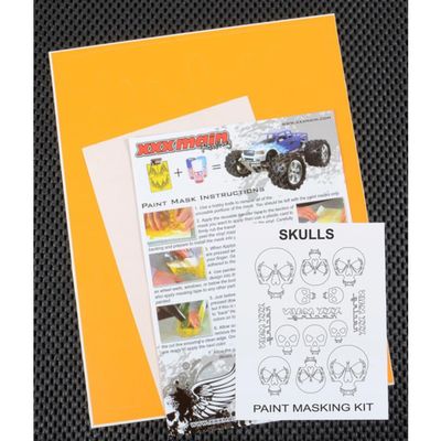 XXX MAIN RACING INC. SKULLS PAINT MASK - XXXM058L