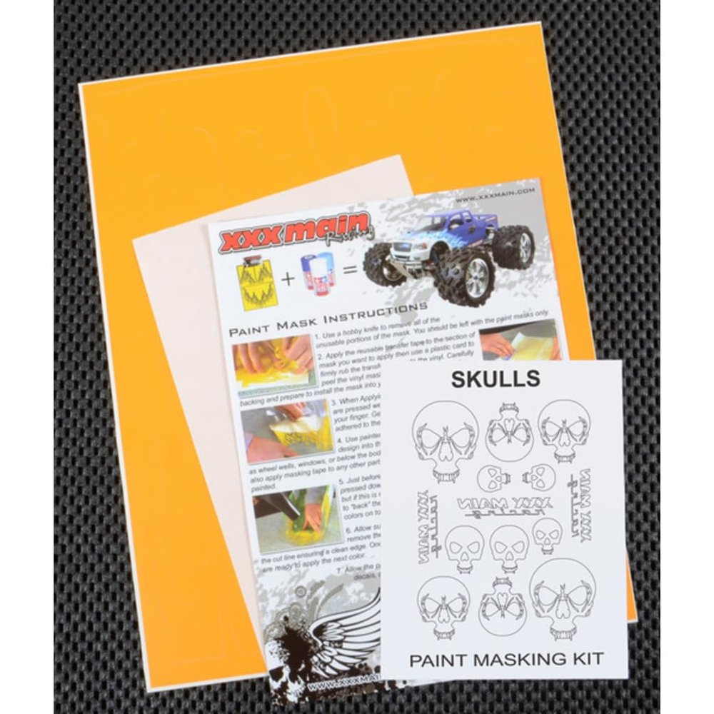 XXX MAIN RACING INC. SKULLS PAINT MASK - XXXM058L