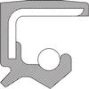 National 323119 Oil Seal view 2