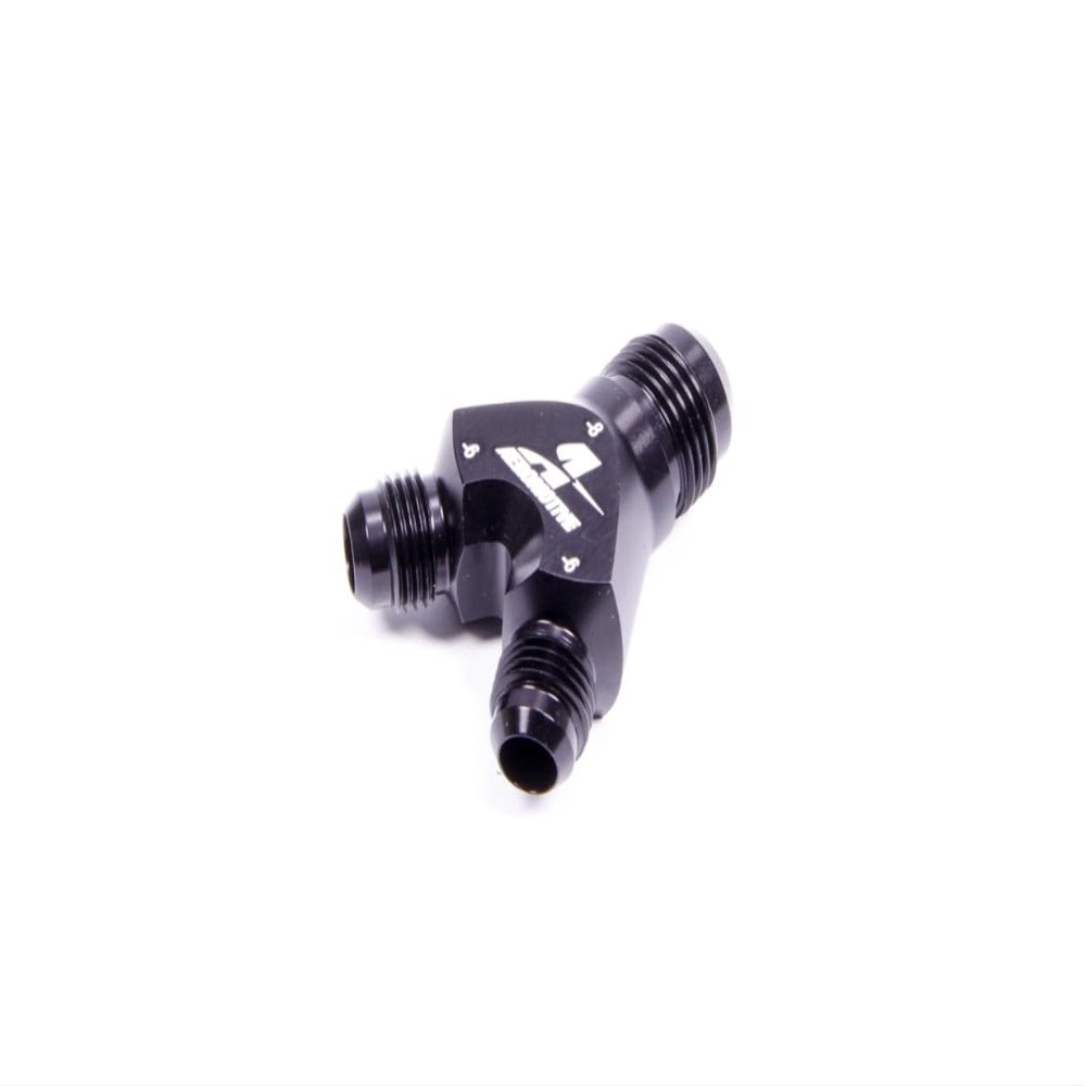 Aeromotive 15673 Y-Block, AN-08-2x AN-06, Black