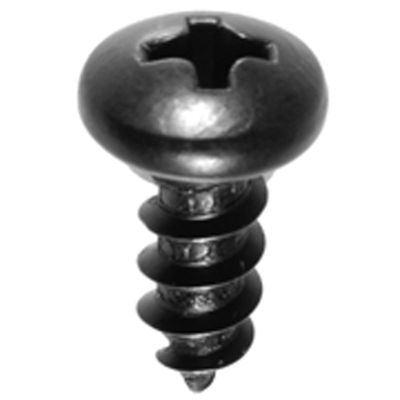 Auveco # 11921#10 X 1/2" Phillips Pan Head Tapping Screw - Black Oxide. Qty 100.