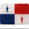 Panama Flag 3D Decal Sticker (Long), 1 inch x 4.25 inch - Made in the USA view 1