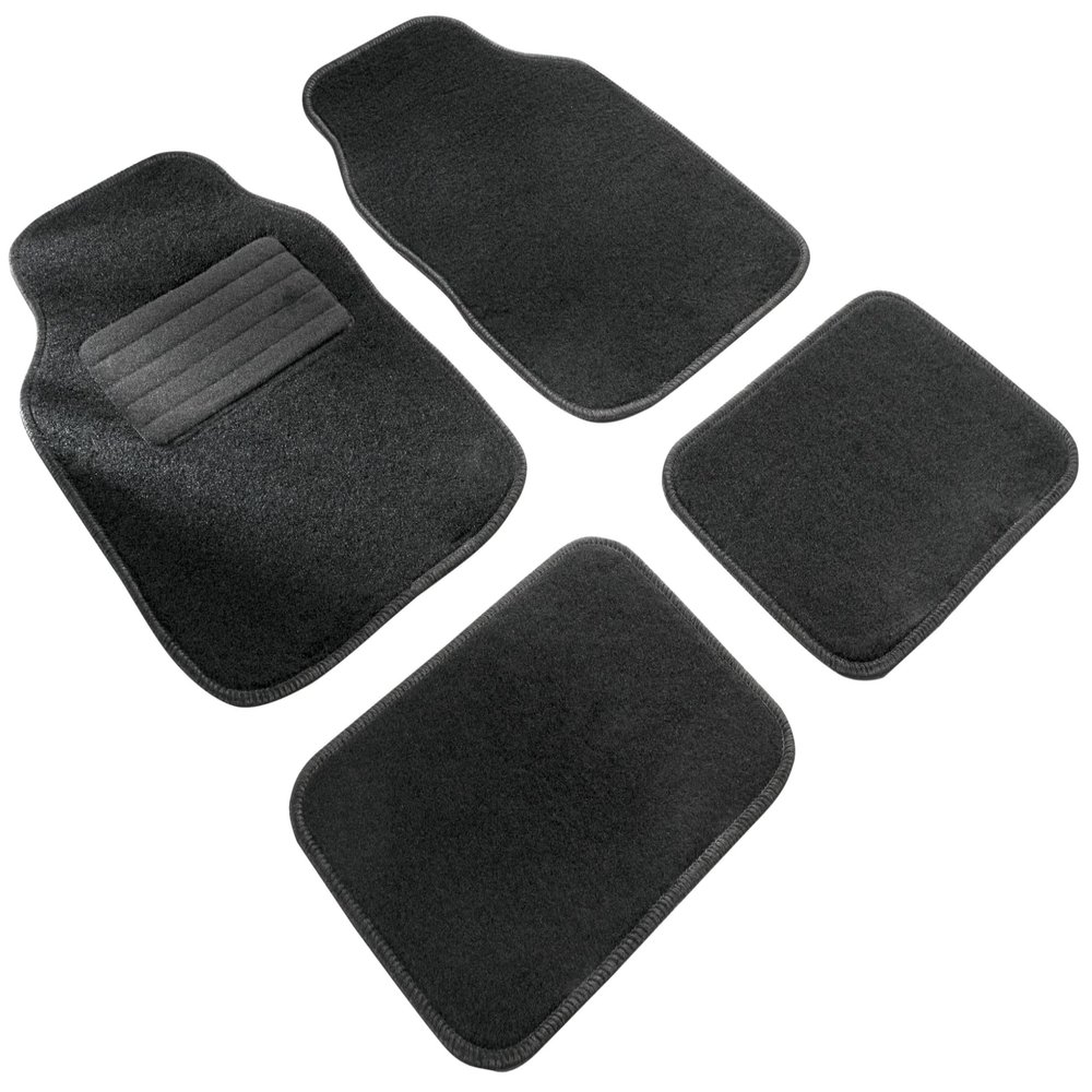 Walser 14705 Car Mat Velour, Black