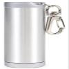 Penguin Lighter Portable Ashtray Ash Cylinder Slim Aluminum Silver Satin view 1