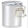 Penguin Lighter Portable Ashtray Ash Cylinder Slim Aluminum Silver Satin view 2