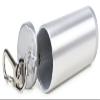 Penguin Lighter Portable Ashtray Ash Cylinder Slim Aluminum Silver Satin view 3