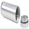 Penguin Lighter Portable Ashtray Ash Cylinder Slim Aluminum Silver Satin view 4