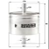 Mann-Filter WK 512 Fuel Filter view 3