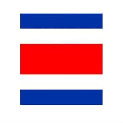 Costa Rica Flag Decal for auto, Truck or Boat