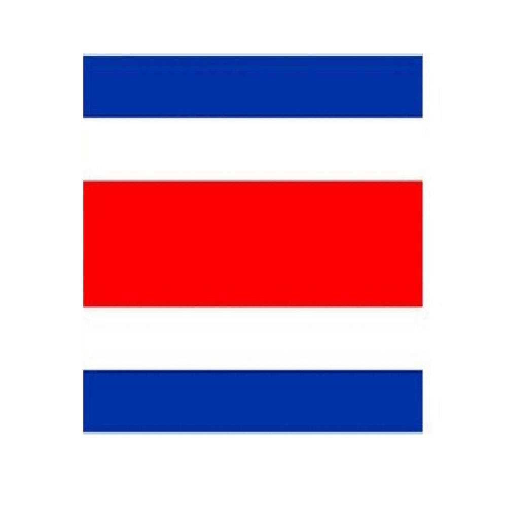 Costa Rica Flag Decal for auto, Truck or Boat