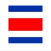 Costa Rica Flag Decal for auto, Truck or Boat view 1