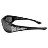 Global Vision Women Lady Viva Smoke Flash Mirror Foam Padded Eyewear Riding Sunglasses For Women Size Small Fits Great On Smaller Faces Smoked Glasses view 3
