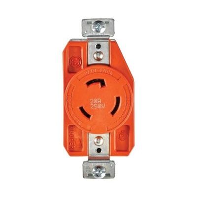 Cooper Wiring Devices IGL620R Recp Single IG 20A 250V 2P3W H/L OR