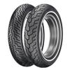 Dunlop D402 Harley-Davidson Whitewall Rear Tire - MU85B-16/White Stripe view 2